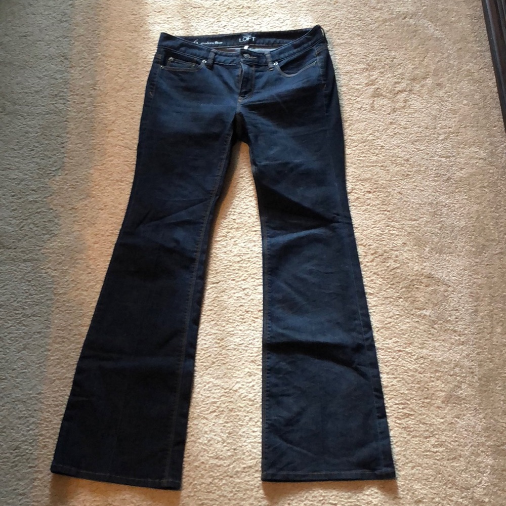 LOFT Modern Flare Jeans, Size 6. Worn once.